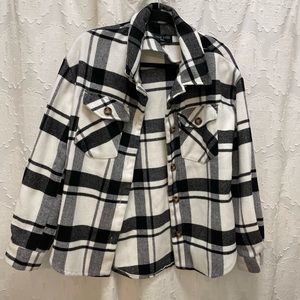 Black & white flannel